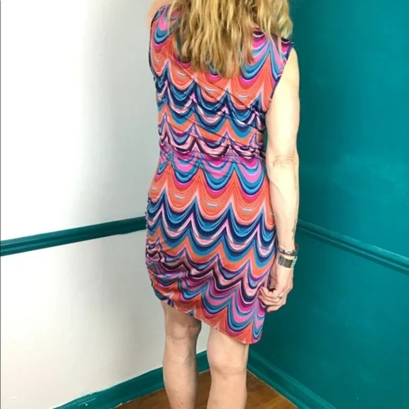 Trina Trina Turk jersey dress with ruching - Picture 4 of 7